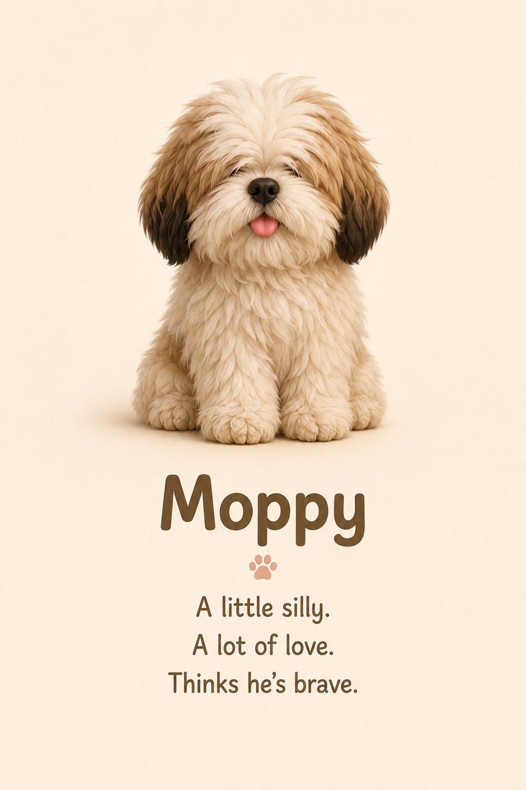Moppy — the fluffy shih tzu